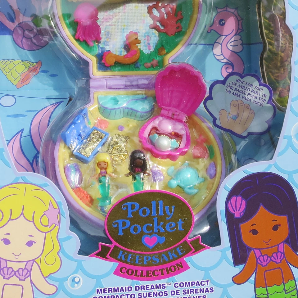 Mini Polly Pocket ARIEL Mermaid Keepsake Collection NEU 💯% Limitiert Mattel - Bild 2 von 4