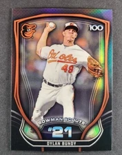 Dylan Bundy 2015 Bowman Bowman Scouts' Top 100 #BTP-21 Baltimore Orioles