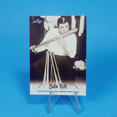 Babe Ruth LEAF BASEBALL CARD - MAKE AN OFFER (#m226)