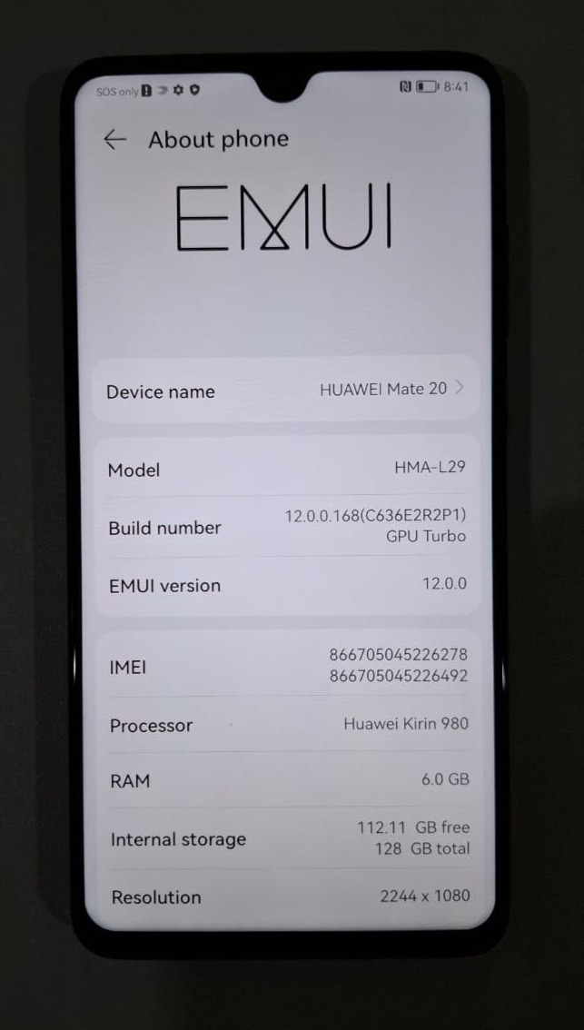 Huawei Mate 20 - 128 GB - Midnight Blue (Unlocked)-image