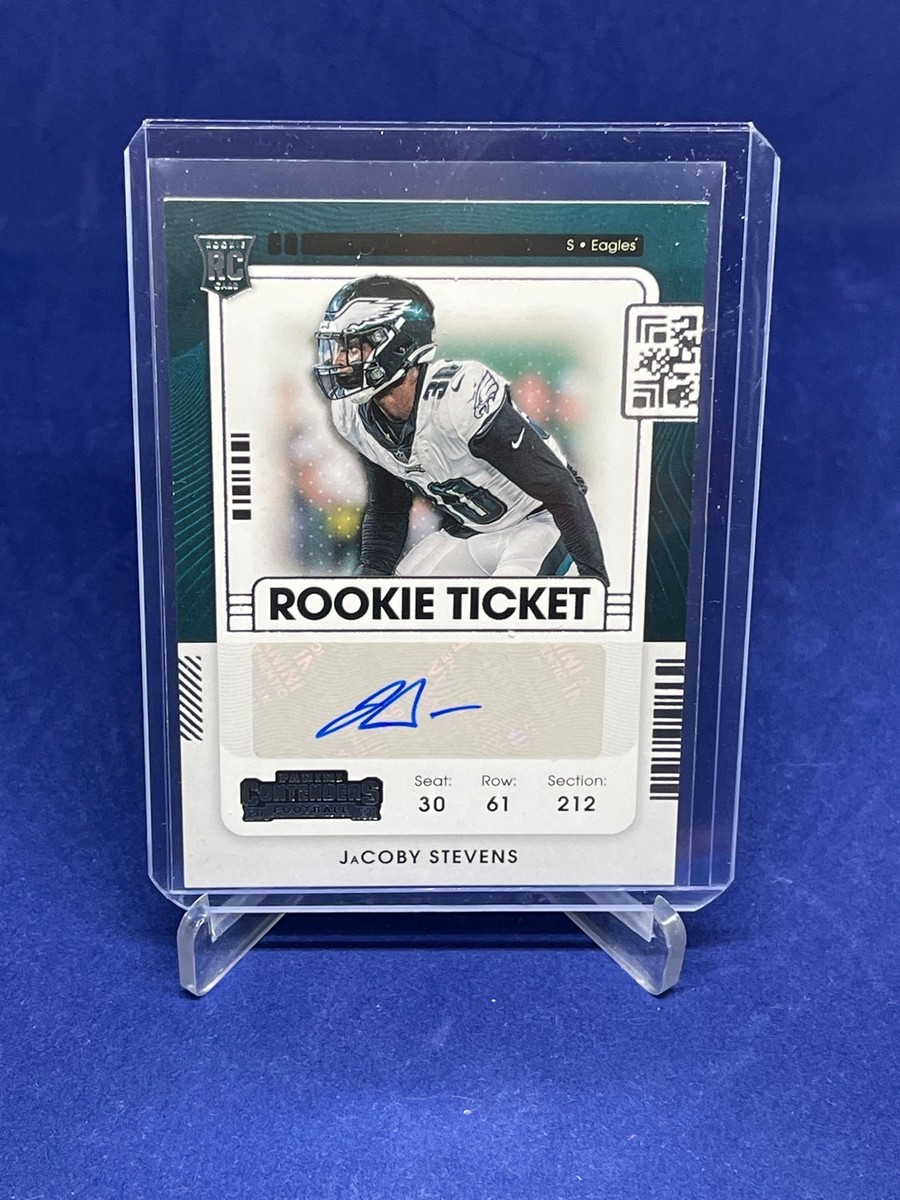JACOBY STEVENS 2021 PANINI CONTENDERS ROOKIE TICKET AUTO RC #265
