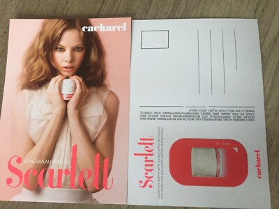 CACHAREL Perfume Postcard - The New Perfume SCARLETT
