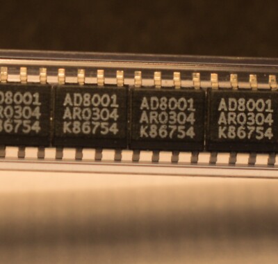 AD8001ARZ, Current Feedback Video Operations Amplifier 800MHz 50mW SOIC8