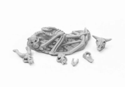 1x SKELETON MONSTER CORPSE - BONES REAPER Figur Miniatur Skelett 77925