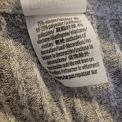 Women's PINK Victoria's Secret Gray Cropped Sweater oversized Size Small T48 - Picture 6 of 6