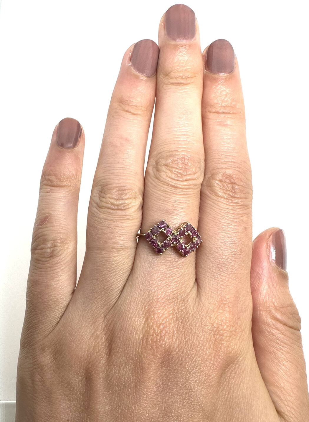 9ct Gold Ruby Ring Yellow Gold Ruby Ring Stylish … - image 8