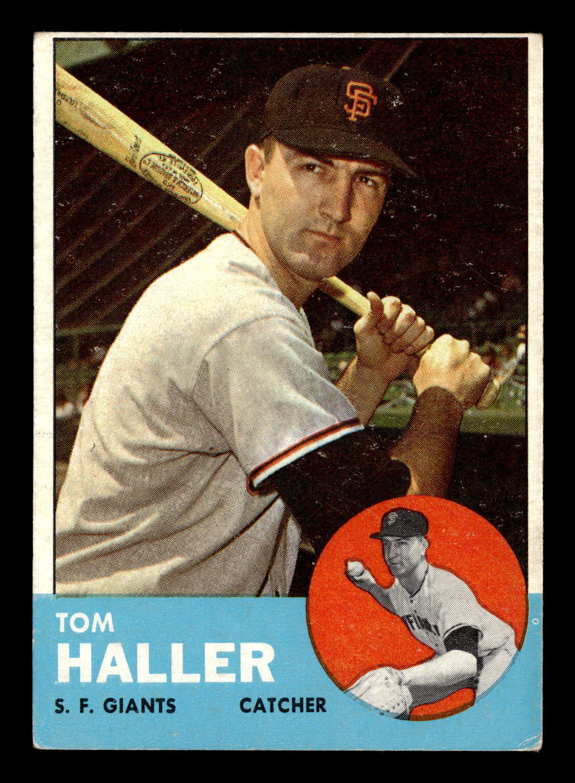 Tom Haller 1963 Topps #85 San Francisco Giants VG