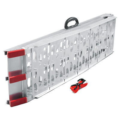Auffahrrampe 226cm 340kg ATV Quad faltbar Alu Auffahrschiene Laderampe