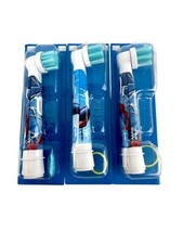 Oral-B Kids Spiderman Toothbrush Head Replacement Pack of 3 Packaging May Vary