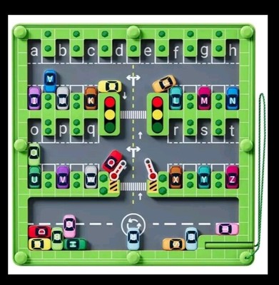 Magnetic Alphabet Maze,Montessori Toys,Alphabet Puzzle Toddler Toys for Ages ...