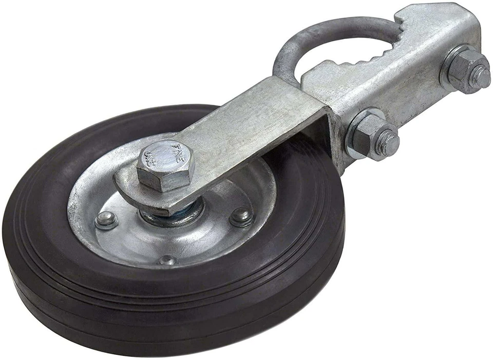 6" Single Swing Gate Wheel For 1-5/8" or 2" [1-7/8 OD] Round Gate Frame - Image 2 of 4