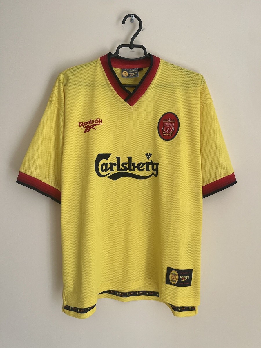 再入荷のおすすめ最新情報 Liverpool 1997 1998 1999 Away/Third Football Shirt Soccer ウェア