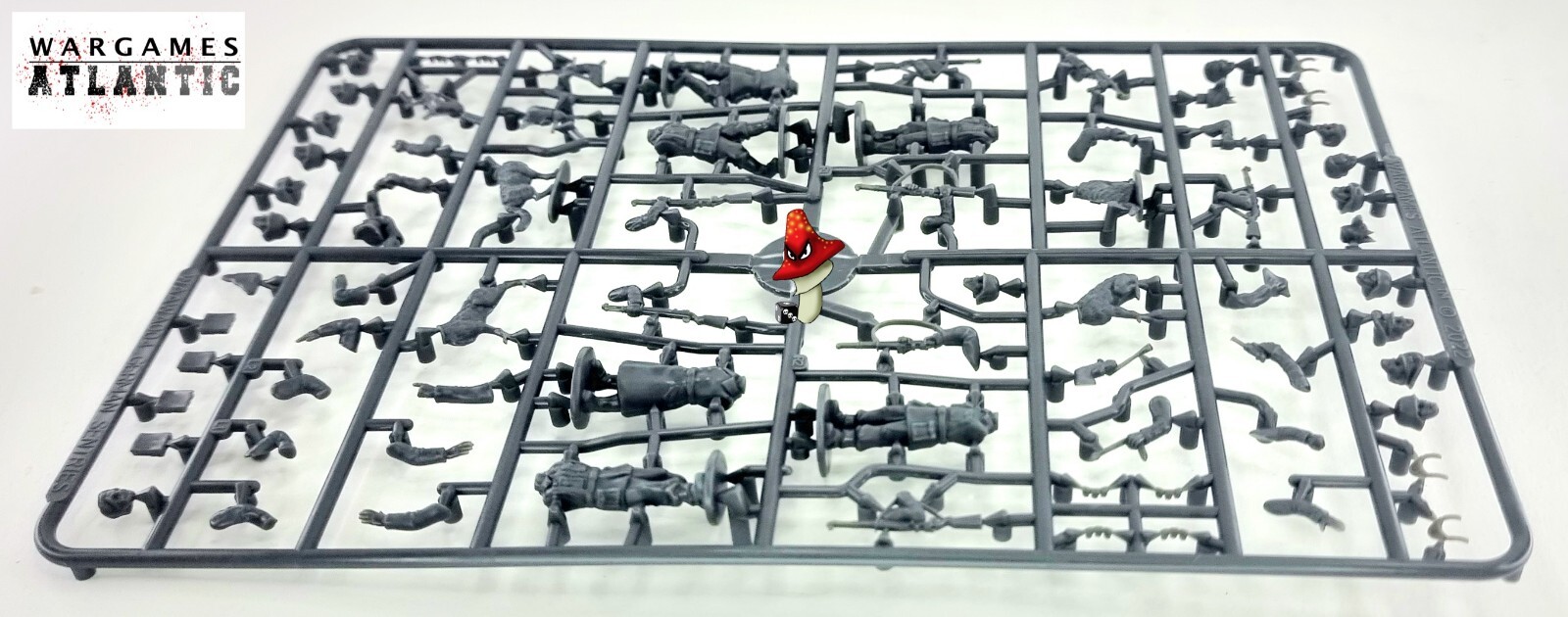 German Sentries & Dogs Wargames Atlantic 1/56 28mm scale WWII 1 x sprue ...