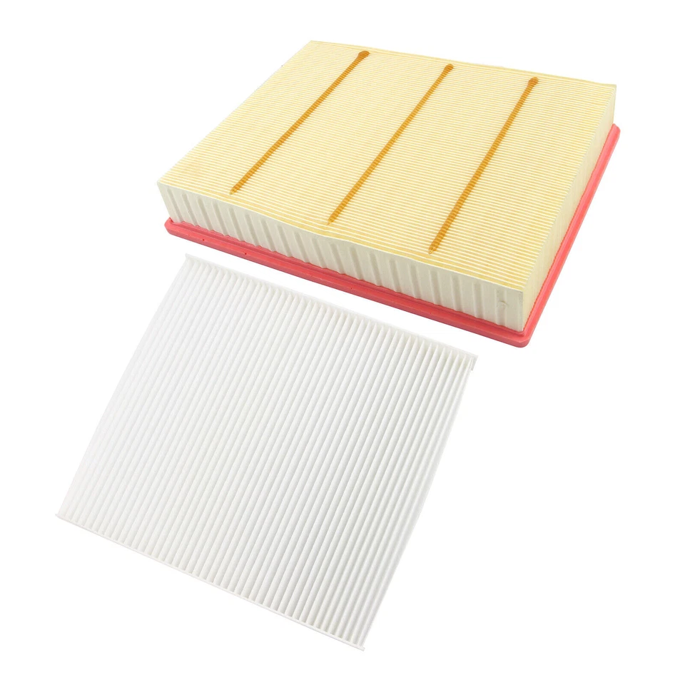 Juego combinado filtro de aire motor y cabina para Chevrolet Chevy Silverado 1500 2500 3500 Foto 2 de 4