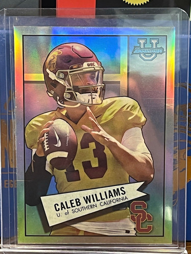 Topps 2022 Bowman University Chrome 1952 Bowman Caleb Williams #52BF-4 RC