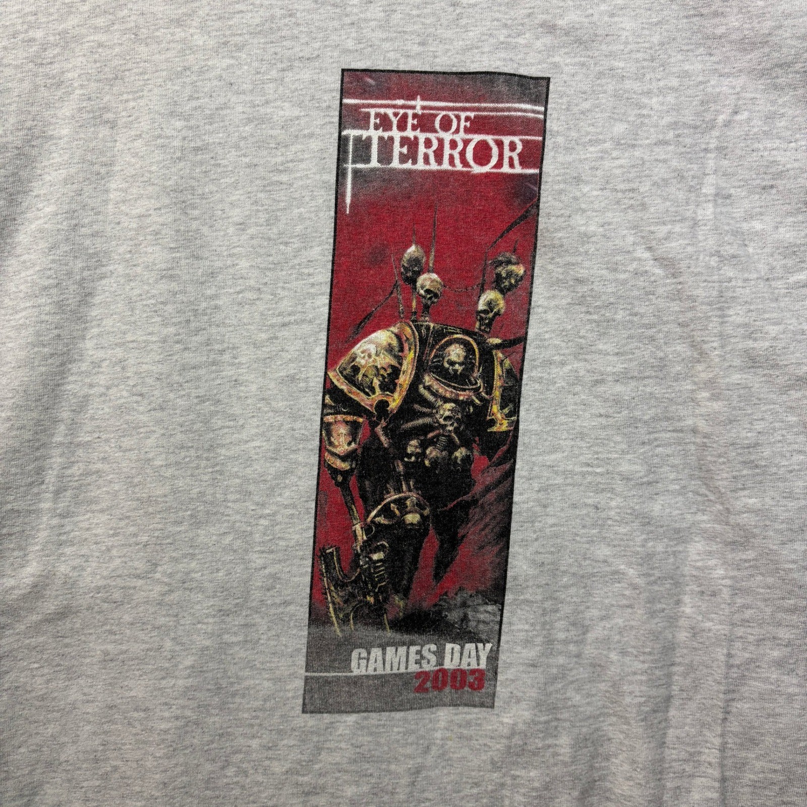 Vtg Warhammer 40k Eye of Terror Games Day 2003 Shirt Men 3XL Chaos Space Marine image 2