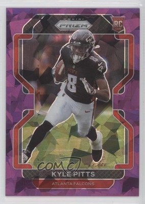 2021 Panini Prizm Purple Ice 129/225 Kyle Pitts #341 Rookie RC 11ds