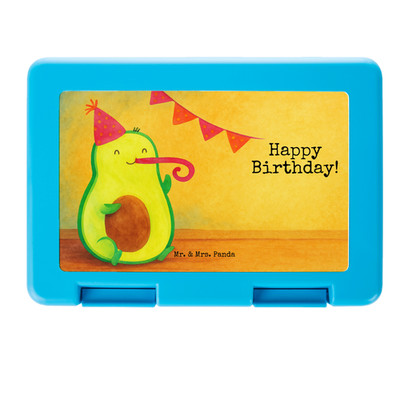 Lunchbox Avocado Geburtstag Design - Geschenk Party Happy Birthday Brotbehäl..