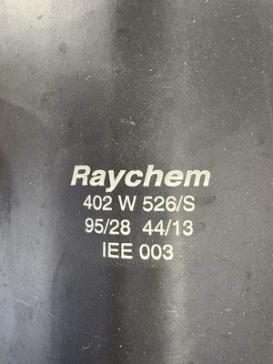 (BOX OF 4) RAYCHEM CABLE BREAKOUTS CBR-3-3-A (B3) THREE FINGER BOOT 