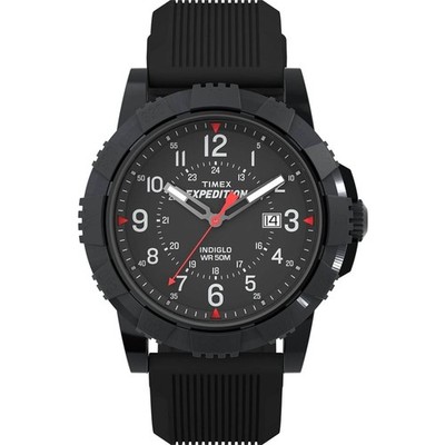 Timex Men's Watch Expedition North Quartz Black Dial Silicone Strap TW4B32000VQ