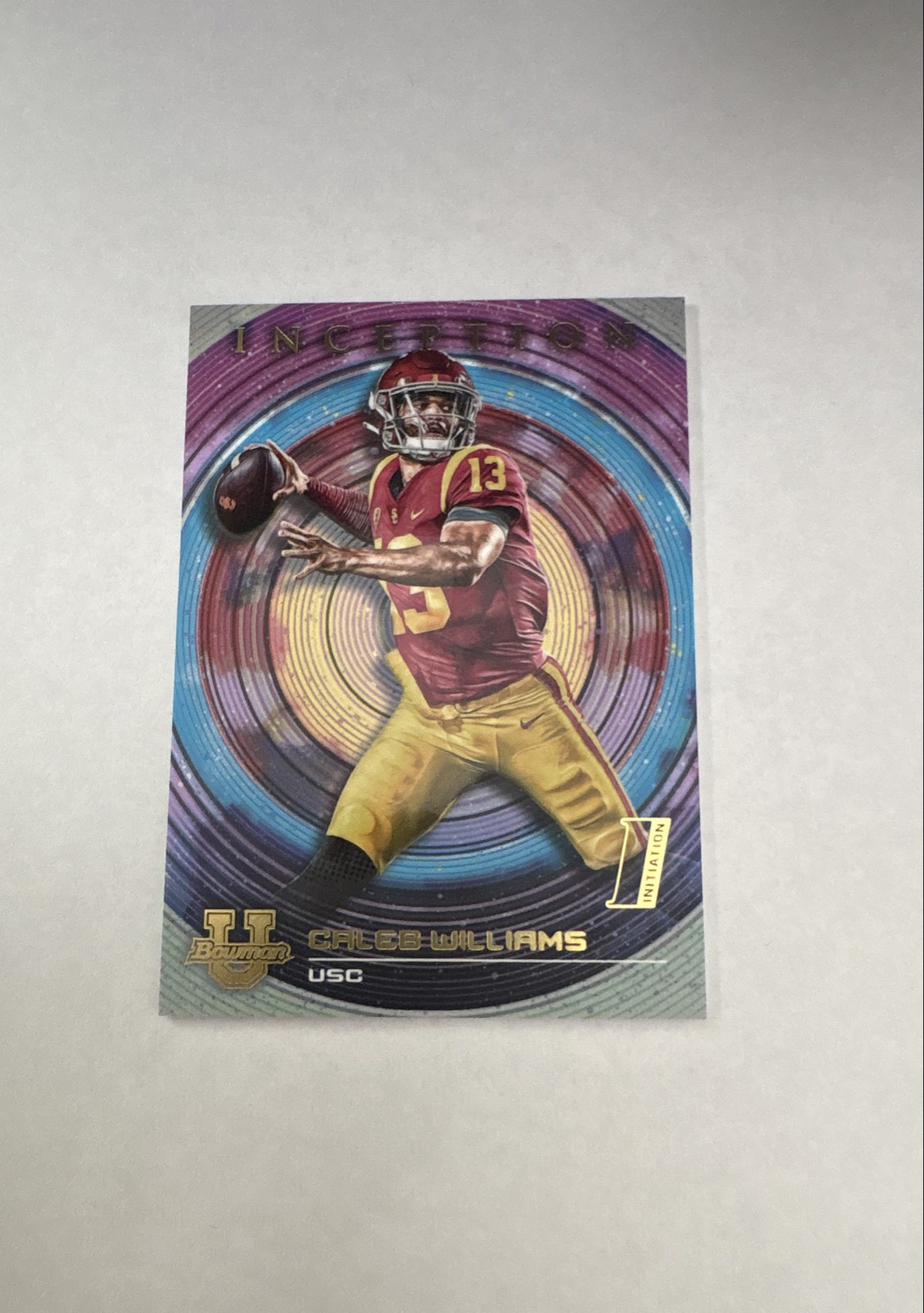 2022-23 Bowman Inception University - Caleb Williams #45 (RC)