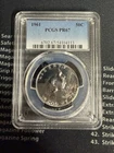 1961 PCGS PR67 Silver Proof Franklin Half Dollar