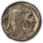 1937-S 5c Indian Head Buffalo Nickel - Luster - UNC - SKU-Y6220
