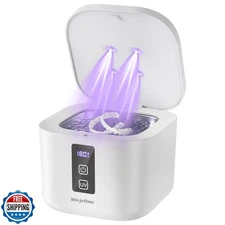 Ultrasonic Retainer Cleaner Machine, 48KHz Dental Cleaning Pod for Denture, M