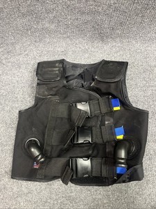 Used Philips InCourage RespirTech Airway Clearance Vest - Size 34 Black