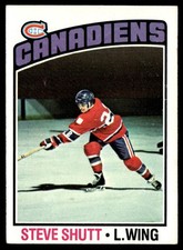 1976-77 Topps Hockey Card Steve Shutt Montreal Canadiens #59 EX+
