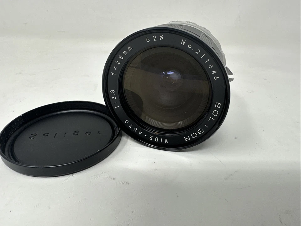 Auto Soligor 28mm f/2.8 wide angle lens m42 mount SLR/DSLR, digital adaptable - Image 4 of 4