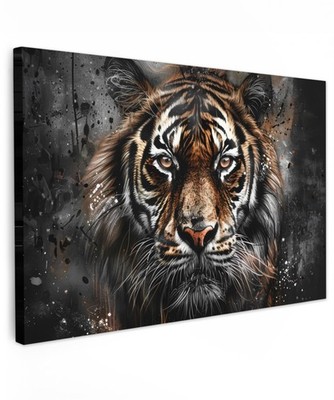 Canvas Leinwand Bilder Wand Deko Kunstdruck Poster Groß Wohnzimmer Tiger