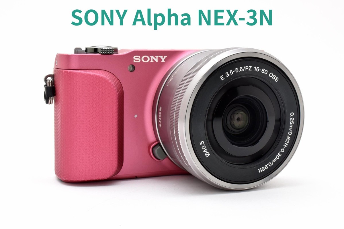 Mirrorless Camera Pink Kamera Sony A Sony Alpha NEX-3N Mirrorless