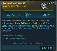 Borderlands 4 • Legendary COMs • Harlowe Professional Skeptic Lvl 50 • PS PC XB