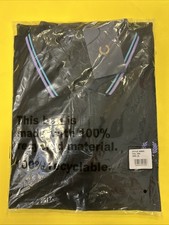Image of Fred Perry Men’s Polo Shirt XL M3600 Black BNWT Twin Tipped 100% Authentic
