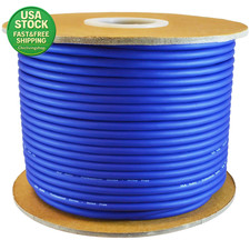 300Ft Microphone Cable Blue Heavy Duty Flex Rubber Jacket 21AWG