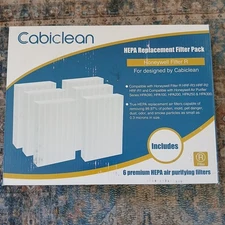 NEW (6) Cabiclean HEPA Replacement Filter R for Honeywell Air Purifiers