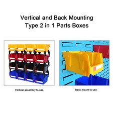 Parts Storage Rack Stackable Shop Tool Bin Flexible Rustproof Erosion Resistant