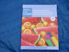 Loft d'artiste - NEUF - Pastels doux couleurs assorties - 24 pièces