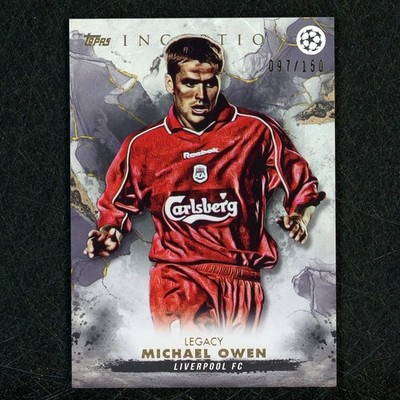 2022-23 Topps Inception Michael Owen UCL Legacy 97/150 Liverpool 65868