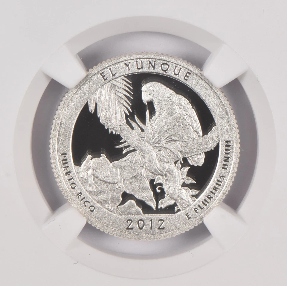 2012-S PF70 El Yunque Silver Quarter US Mint Limited Edition Set NGC *5533 - Image 3 of 4