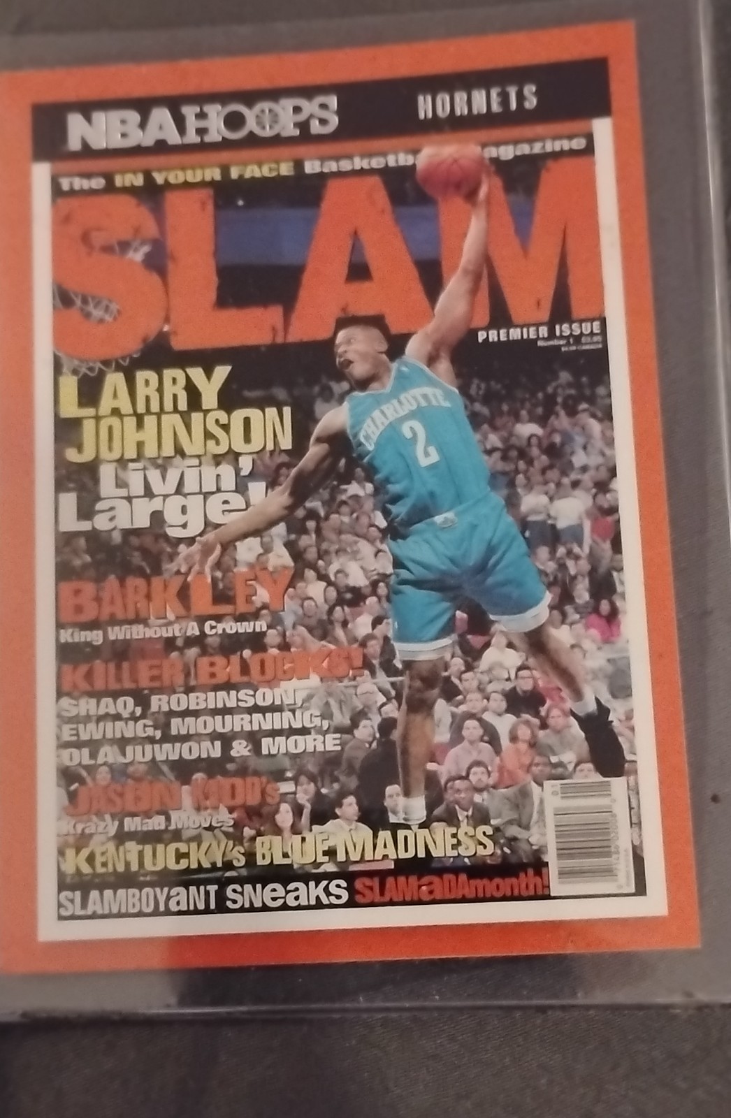 2021-22 Panini NBA Hoops - Slam Larry Johnson #SLAM #1