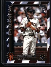 2025 Topps Update #US174 Christian Koss Independence Day #/76 RC SP