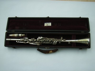 Klarinette oder Saxophon gebraucht ELKHART/ND USA Glasmundstück Selmer Clarion