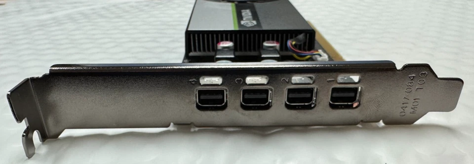 Nvidia Dell T1000 8GB GPU Graphics Video Card - Long Bracket  - DP/N: 0D408X - Image 3 of 4