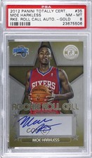 2012-13 Totally Certified Gold 16/25 Maurice Harkless Moe #35 PSA 8 Auto 3c7