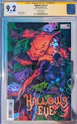 Marvel Comics Hallow's Eve #1 2023- CGC 9.2 signed ROSE BESCH