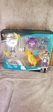 Jazwares Pokemon Master Journeys 5 Pck Figs- Pikachu, Dragonite, Lucario, Gengar