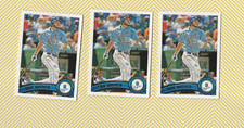 LOT OF 3 2011 TOPPS # US155 ERIC HOSMER RC  KC ROYALS NOT GRADED