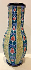 Vintage 10.5 ins Amphora Pottery Vase Czecho-Slovakia